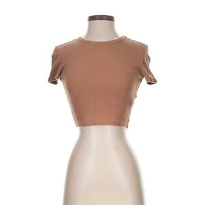 Zara Brown Crop Top